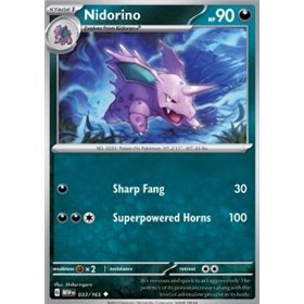 MEW 033 - Nidorino - Reverse Holo MEW 033 - Nidorino - Reverse Holo
