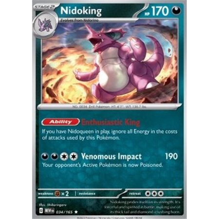 MEW 034 - Nidoking - Reverse Holo