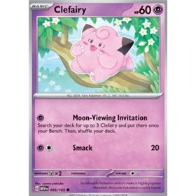 MEW 035 - Clefairy - Reverse Holo MEW 035 - Clefairy - Reverse Holo