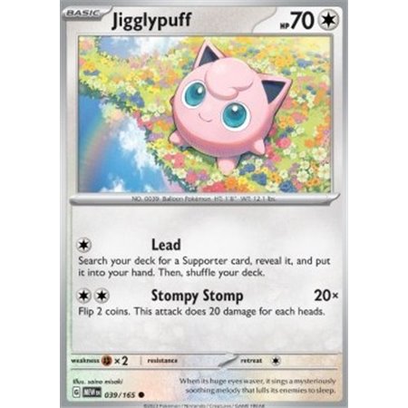 MEW 039 - Jigglypuff - Reverse Holo