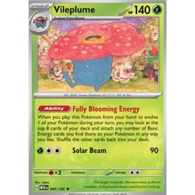 MEW 045 - Vileplume - Reverse Holo MEW 045 - Vileplume - Reverse Holo