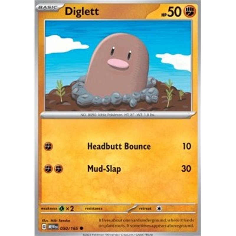 MEW 050 - Diglett - Reverse Holo