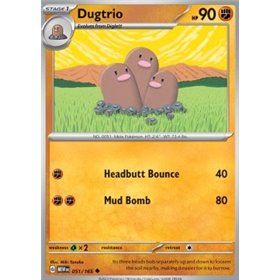 MEW 051 - Dugtrio - Reverse Holo MEW 051 - Dugtrio - Reverse Holo