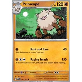 MEW 057 - Primeape - Reverse Holo MEW 057 - Primeape - Reverse Holo