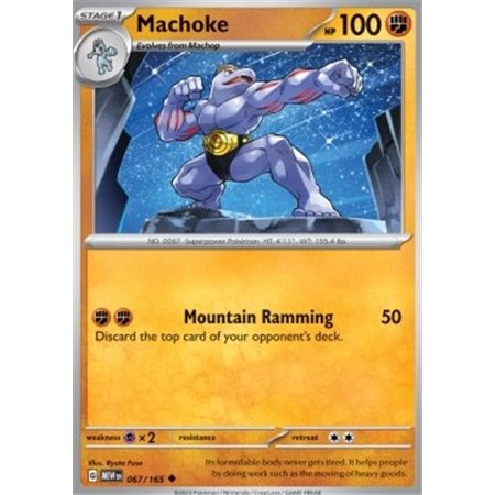 MEW 067 - Machoke - Reverse Holo