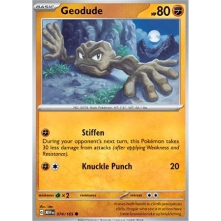 MEW 074 - Geodude - Reverse Holo