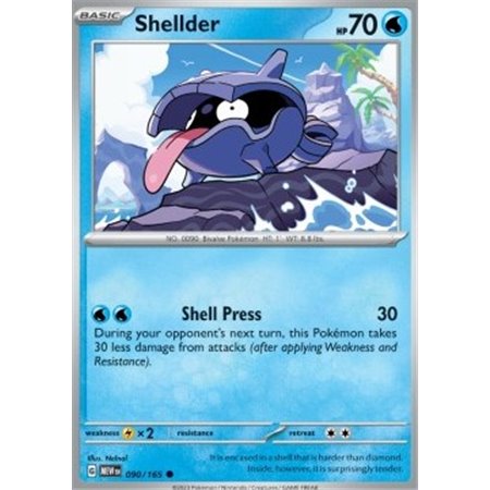 MEW 090 - Shellder - Reverse Holo