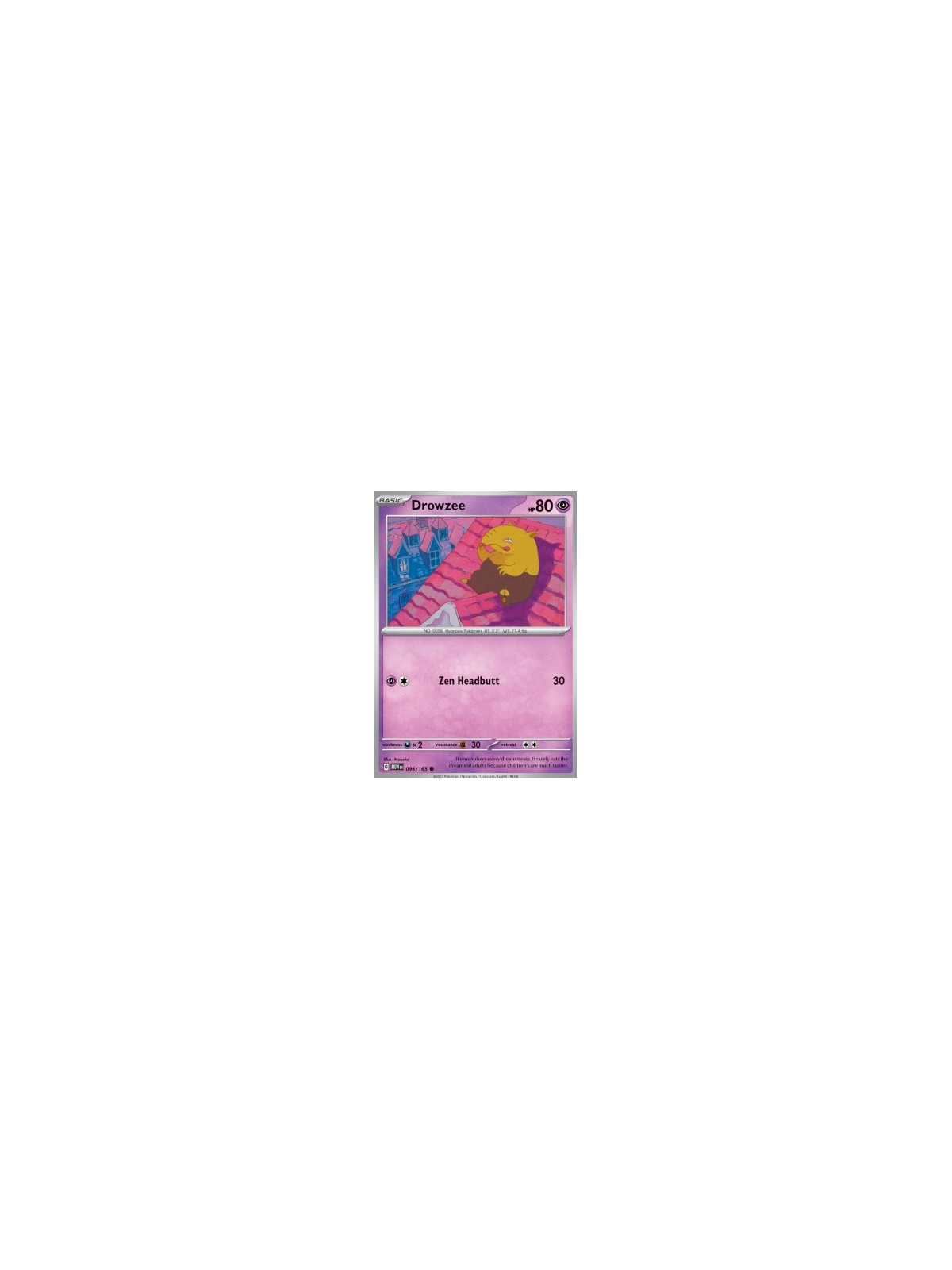 MEW 096 - Drowzee - Reverse Holo