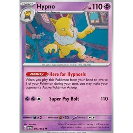 MEW 097 - Hypno - Reverse Holo