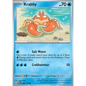 MEW 098 - Krabby - Reverse Holo MEW 098 - Krabby - Reverse Holo