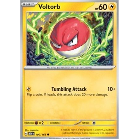 MEW 100 - Voltorb - Reverse Holo