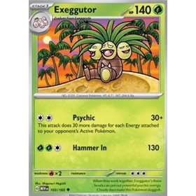 MEW 103 - Exeggutor - Reverse Holo MEW 103 - Exeggutor - Reverse Holo