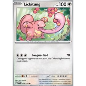 MEW 108 - Lickitung - Reverse Holo MEW 108 - Lickitung - Reverse Holo