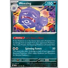MEW 110 - Weezing - Reverse Holo MEW 110 - Weezing - Reverse Holo