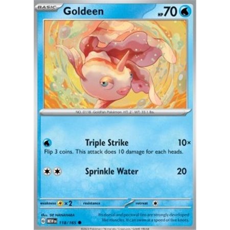 MEW 118 - Goldeen - Reverse Holo