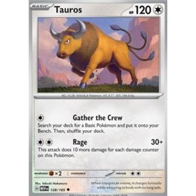 MEW 128 - Tauros - Reverse Holo MEW 128 - Tauros - Reverse Holo