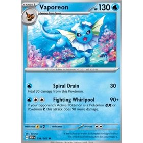 MEW 134 - Vaporeon - Holo MEW 134 - Vaporeon