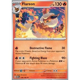MEW 136 - Flareon - Reverse Holo MEW 136 - Flareon - Reverse Holo