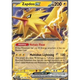 MEW 145 - Zapdos ex MEW 145 - Zapdos ex