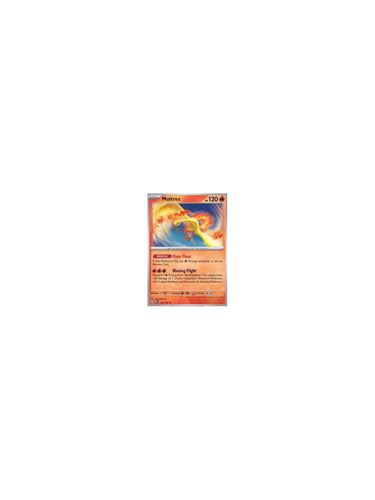 MEW 146 - Moltres - Reverse Holo