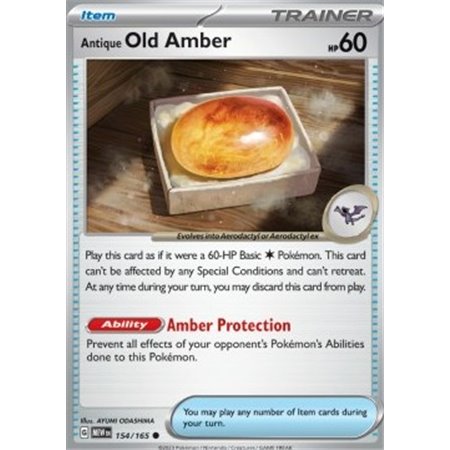 MEW 154 - Antique Old Amber - Reverse Holo