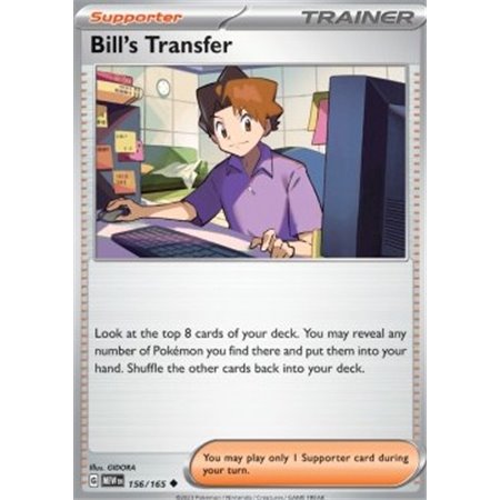 MEW 156 - Bill�s Transfer