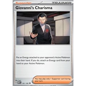 MEW 161 - Giovanni's Charisma MEW 161 - Giovanni�s Charisma
