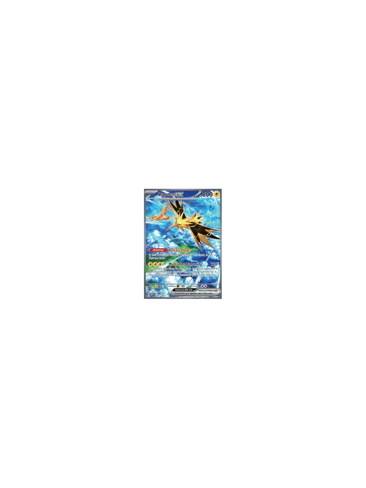 MEW 202 - Zapdos ex