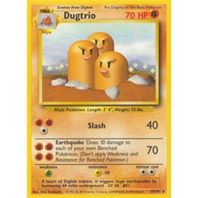 BS 019 - Dugtrio BS 019 - Dugtrio
