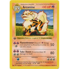 BS 023 - Arcanine - 1ste Editie BS 023 - Arcanine