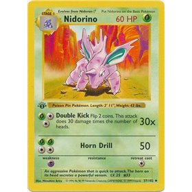 BS 037 - Nidorino - 1ste Editie BS 037 - Nidorino - 1ste Editie