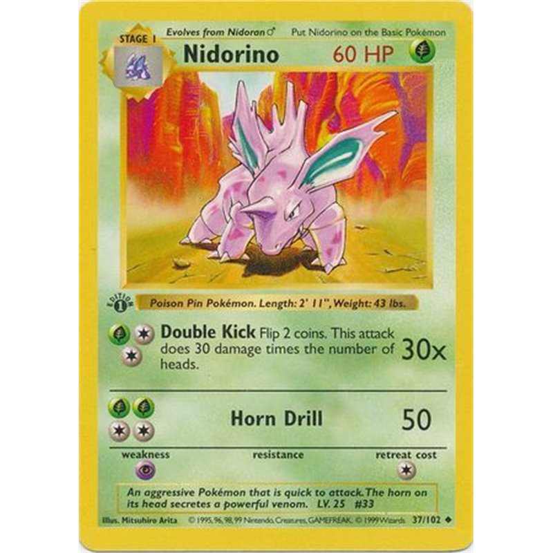 BS 037 - Nidorino - 1ste Editie