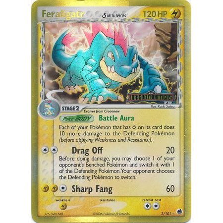 DF 002 - Feraligatr Delta Species - Reverse Holo