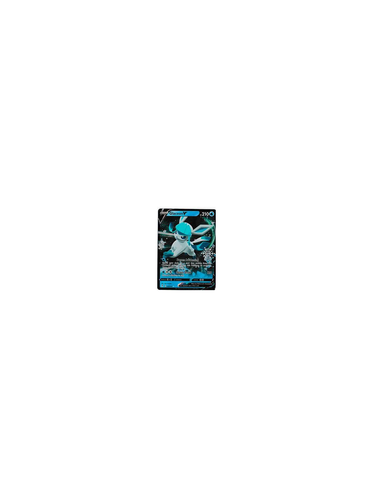 EVS 040 - Glaceon V - Snow Stamp