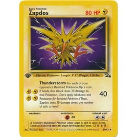 FO 030 - Zapdos - 1e Editie FO 030 - Zapdos - 1e Editie