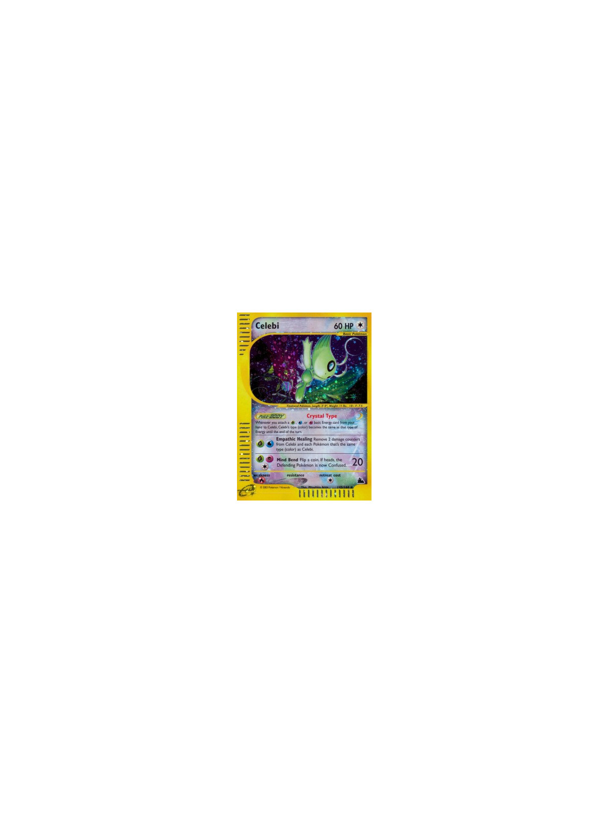 SK 145 - Celebi - Reverse Holo