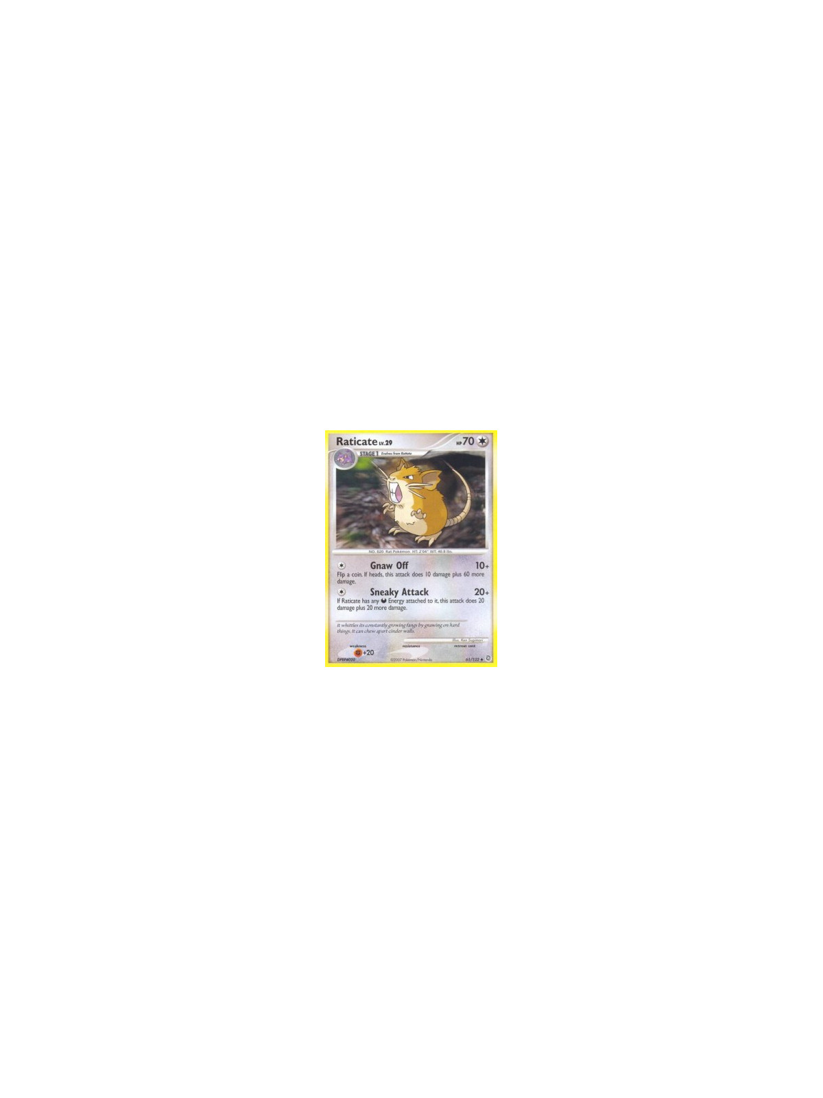 SW 061 - Raticate Lv.29 - Reverse Holo
