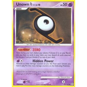 SW 072 - Unown [Z] Lv.16