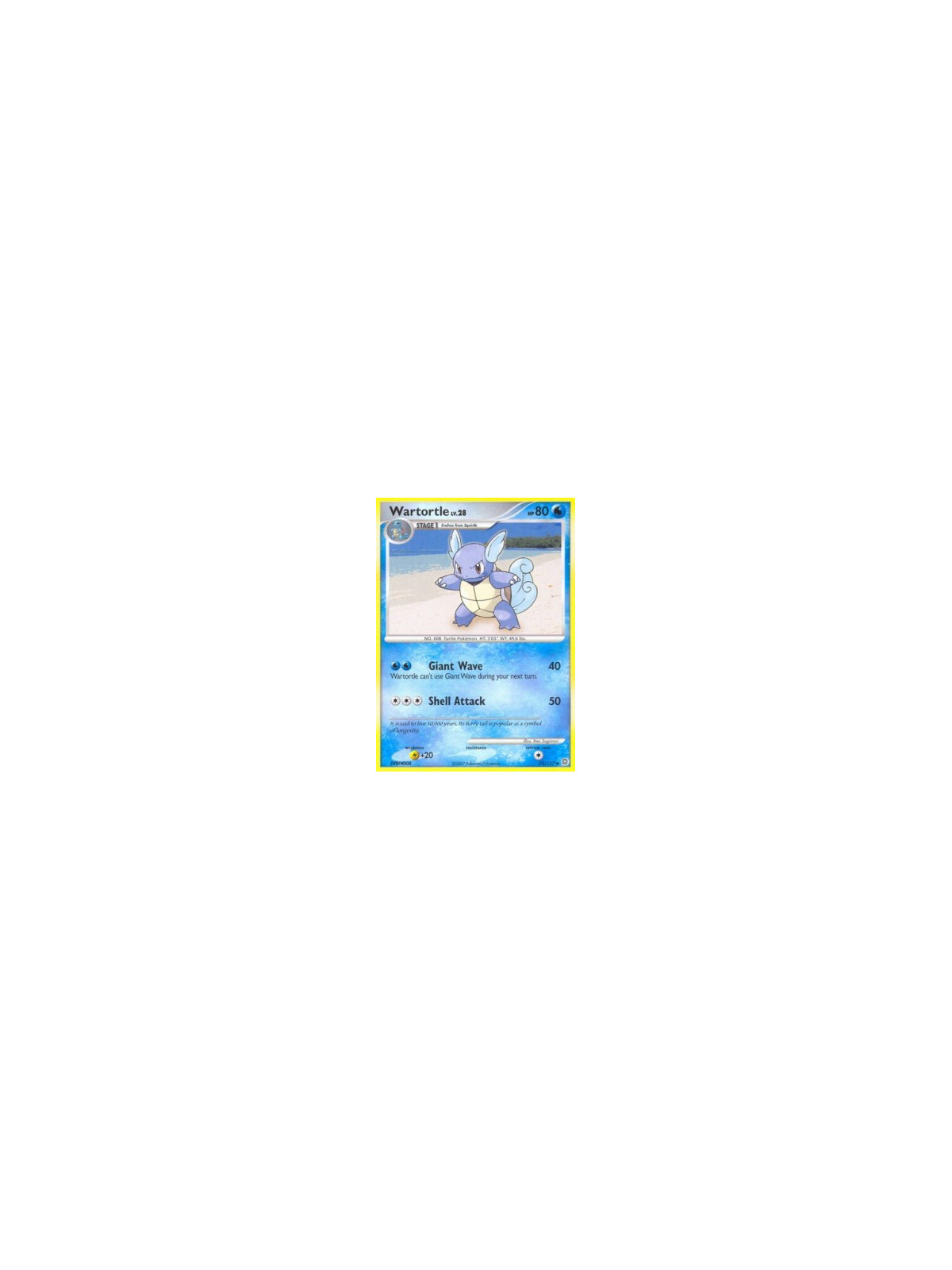 SW 075 - Wartortle Lv.28