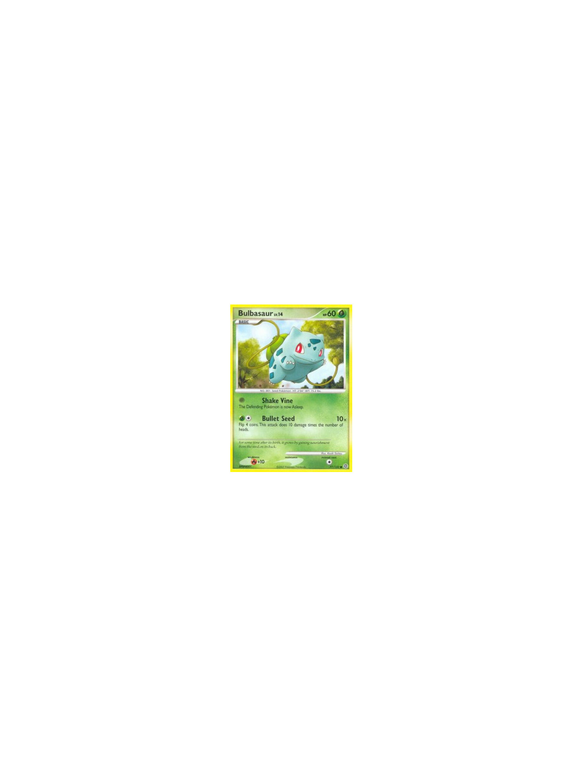 SW 077 - Bulbasaur Lv.14