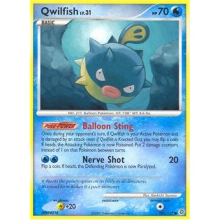 SW 101 - Qwilfish Lv.31 - Reverse Holo