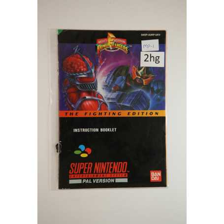 Mighty Morphin Power Rangers (Manual, SNES)