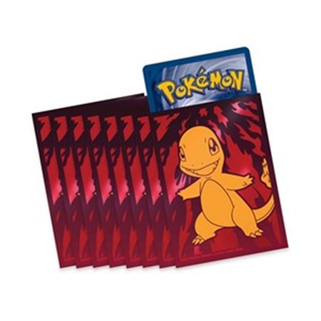 horse card sleeves Pokemon TCG Sleeves Etb (Reshiram & Charizard)