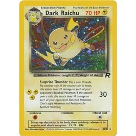 TR 083 - Dark Raichu TR 083 - Dark Raichu