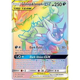 UNB 222 - Greninja & Zoroark GX UNB 222 - Greninja & Zoroark GX
