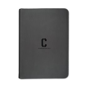 Cardstacks - 9 Pocket Binder Antraciet (360 ) met rits Cardstacks - 9 Pocket Binder Antraciet