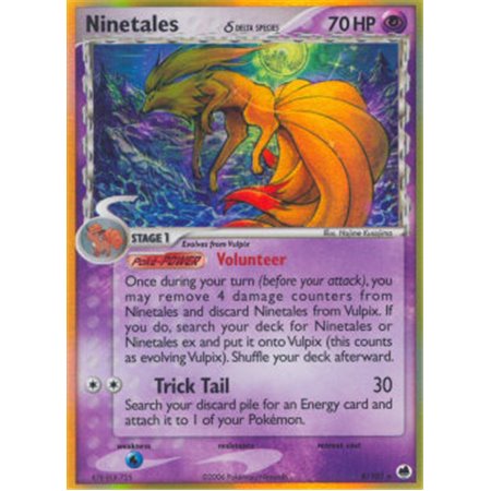 DF 008 - Ninetales Delta Species - Reverse Holo