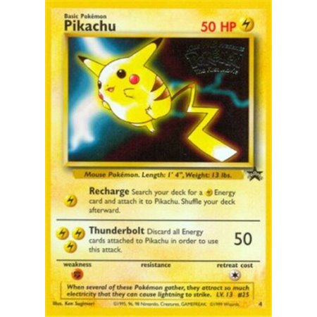 WP 004 - Pikachu - No Stamp