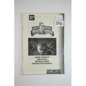 Mighty Morphin Power Rangers (Manual, SNES) Mighty Morphin Power Rangers (Manual, SNES)