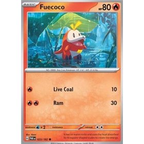 PAR 023 - Fuecoco - Reverse Holo PAR 023 - Fuecoco - Reverse Holo
